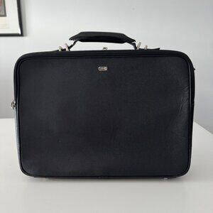 Bally Men's Deco Leather Briefcase, Black